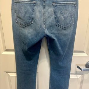 Mother The Runaway Step Fray Jeans In Leaps And Bounds Size 32